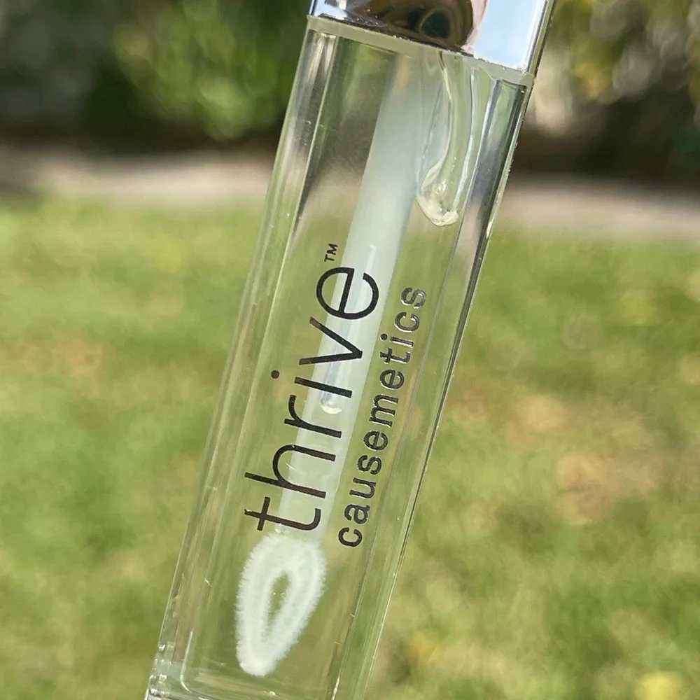 THRIVE CAUSEMETICS Pout Hero Clear Lip Gloss Balm In Vanilla Swirl